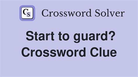 PUTS ON GUARD Crossword Clue .